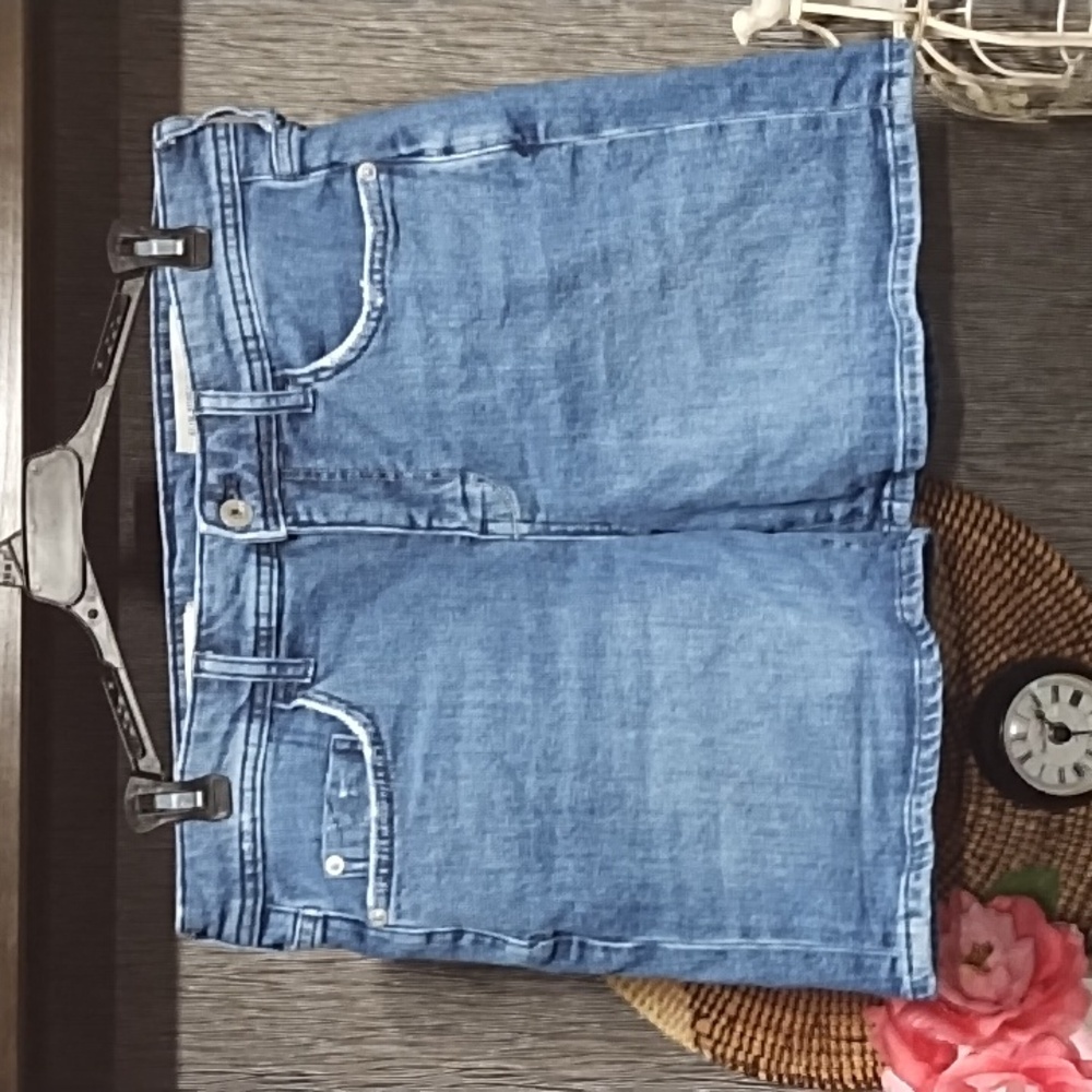 Pilcri and the Letterpress Shorts Denim Skin Boyfriend Size 28